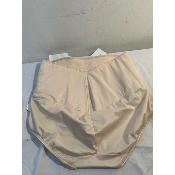 Subtract high leg slimming panties beige nylon new Flatten tummy - Picture 4 of 8